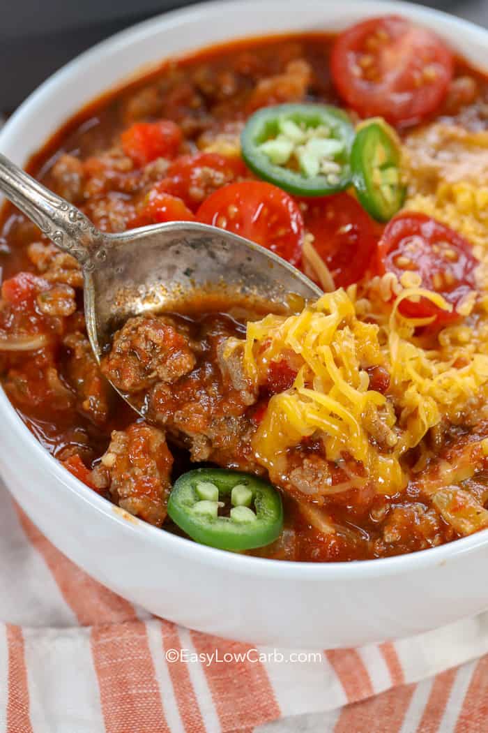 Keto Friendly Chili {Stovetop Chili Recipe!} - Easy Low Carb