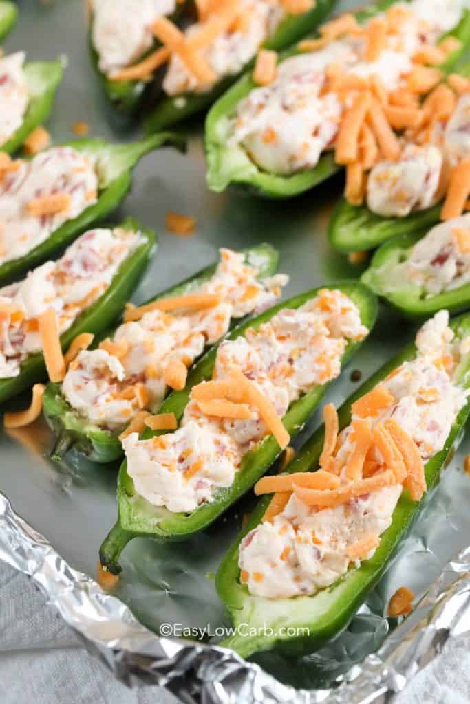 Low Carb Jalapeno Poppers (Keto) Easy Low Carb