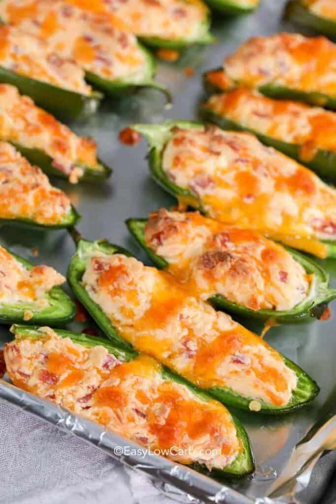 Low Carb Jalapeno Poppers (Keto) - Easy Low Carb