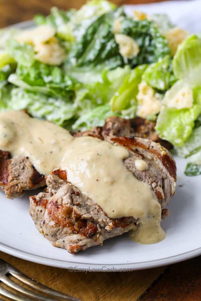 Pork Tenderloin with Creamy Dijon Sauce (Keto/Low Carb ...