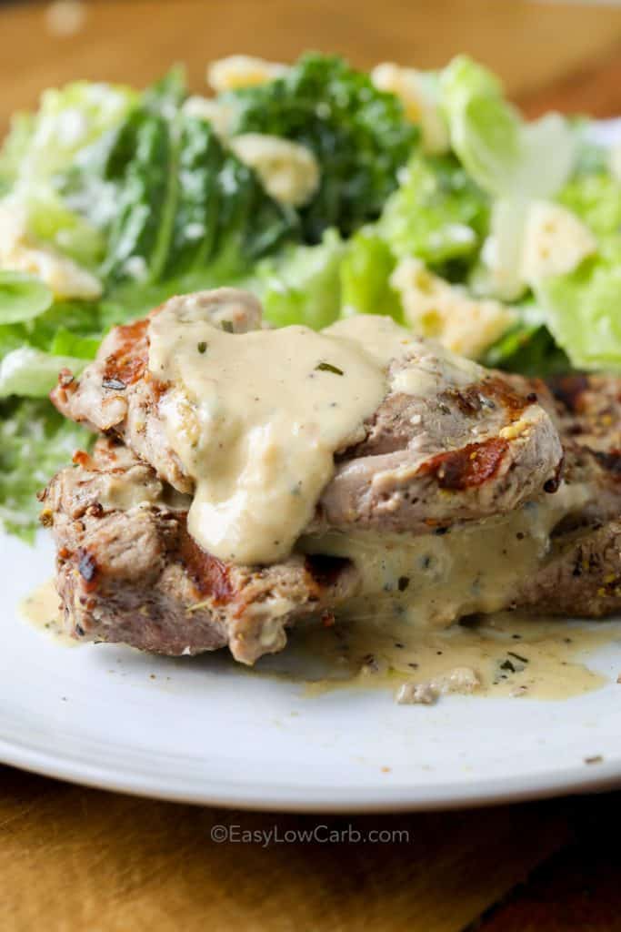 Pork Tenderloin with Creamy Dijon Sauce (Keto/Low Carb) Easy Low Carb