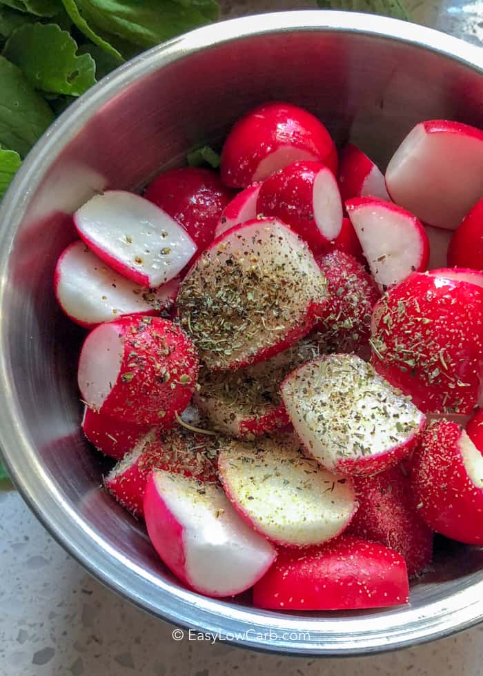 Keto Radishes - Kicking Carbs