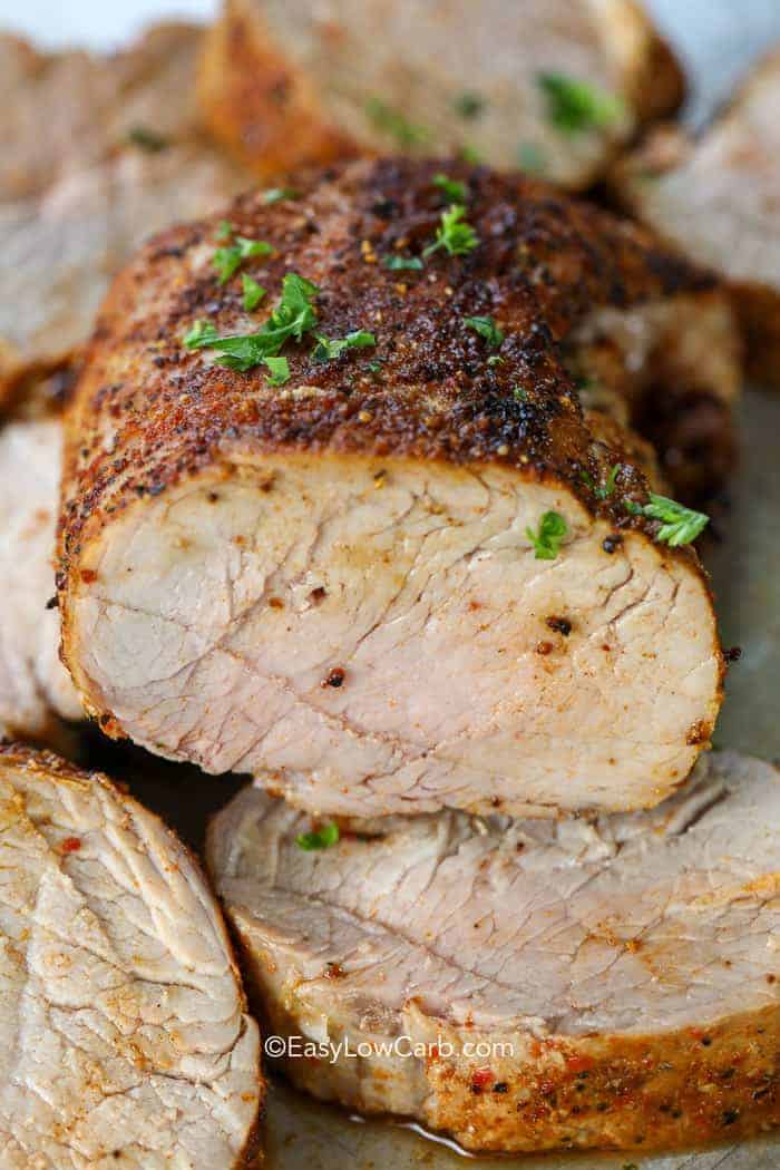 Keto Pork Tenderloin {3 Simple Ingredients!} - Easy Low Carb