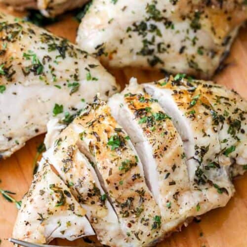 Baked Bone In Chicken Breast - Easy Low Carb