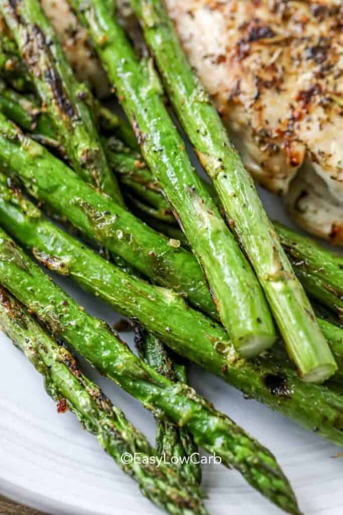 Roasted Keto Asparagus {Just 3 Ingredients!} Easy Low Carb