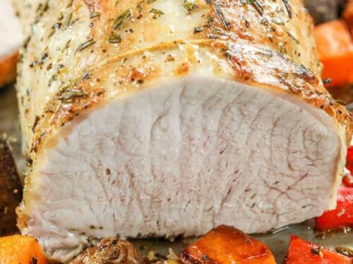 How long to cook pork roast in oven at 375 How To Cook A Pork Loin Best Roasted Juicy Recipe Video Sweet And Savory Meals