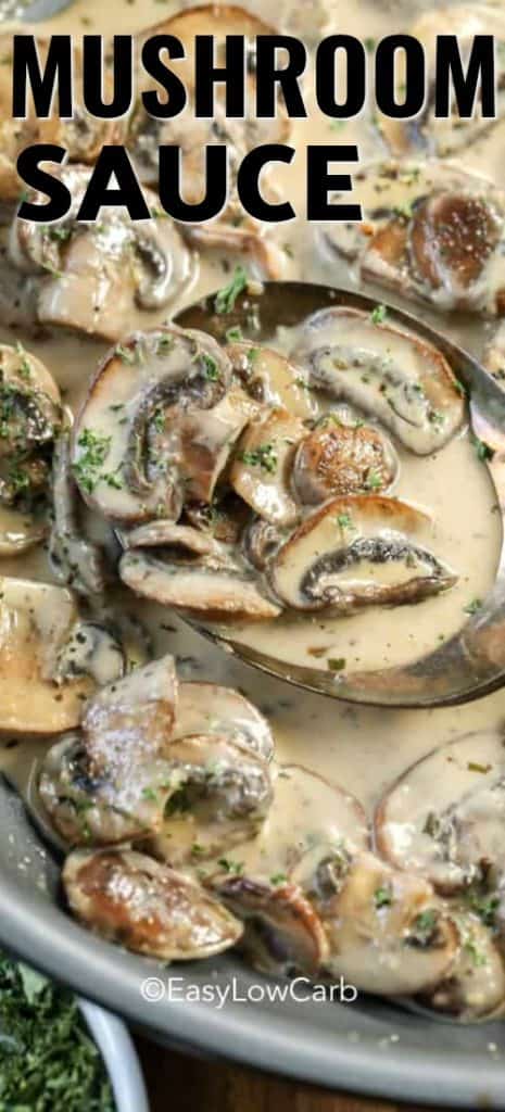 Creamy Dijon Mushroom Sauce - Easy Low Carb