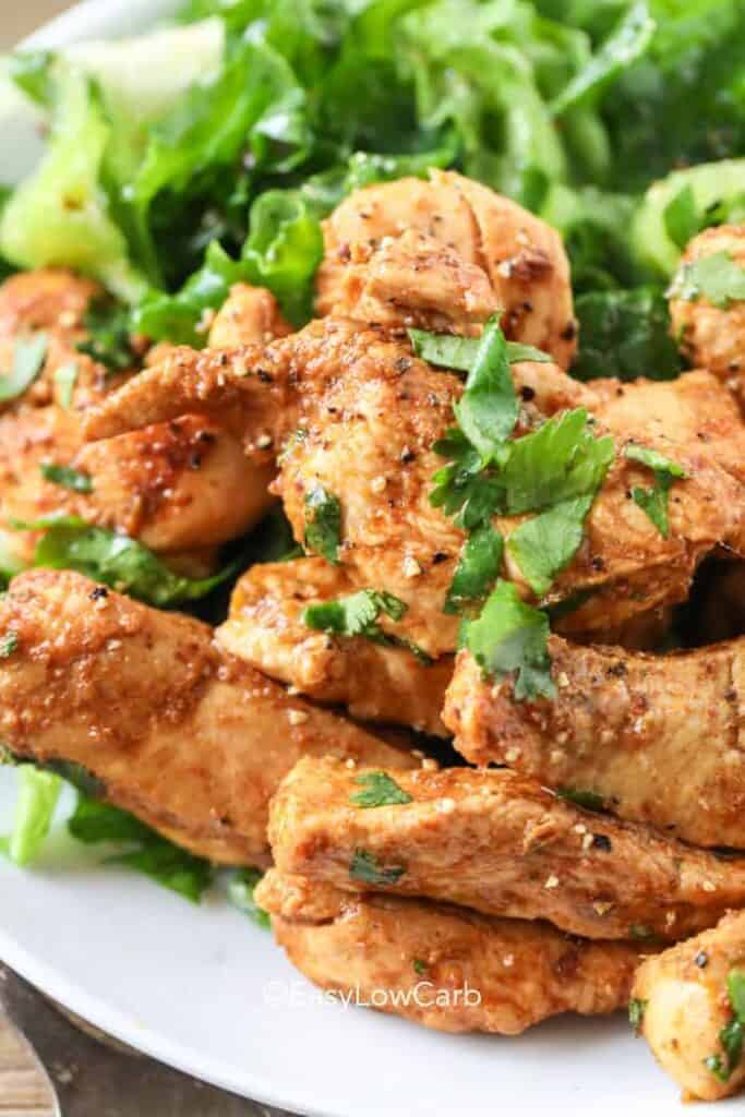 Chicken Taco Bites (Pan Fried, Grilled or Baked!) Easy Low Carb