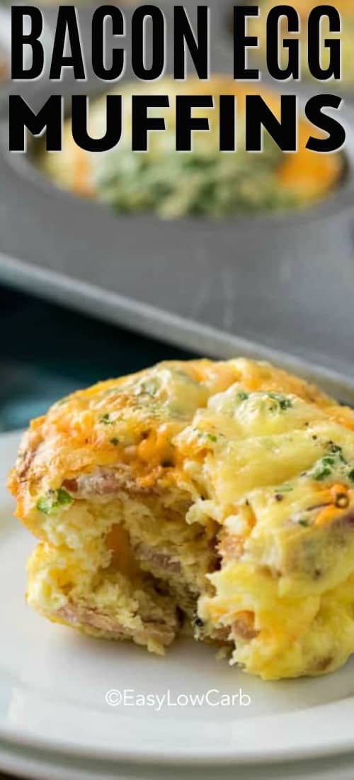 Bacon Egg Muffins (Keto) - Easy Low Carb