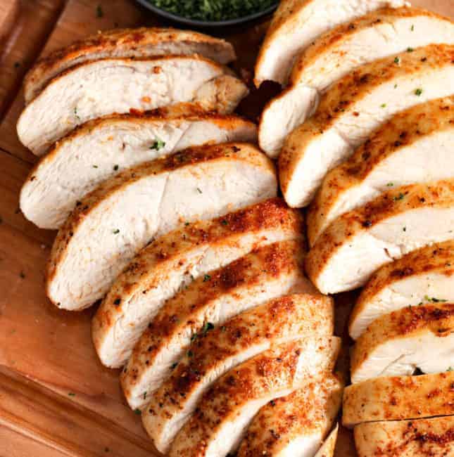 Air Fryer Chicken Breasts (Juicy & Tender) - Easy Low Carb