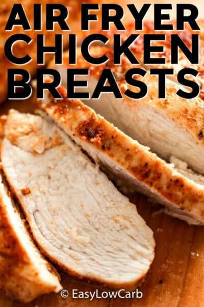 Air Fryer Chicken Breasts (Juicy & Tender) - Easy Low Carb
