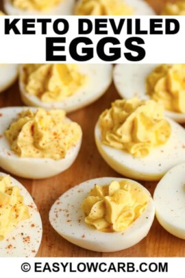 Keto Deviled Eggs {Super Simple Recipe} - Easy Low Carb