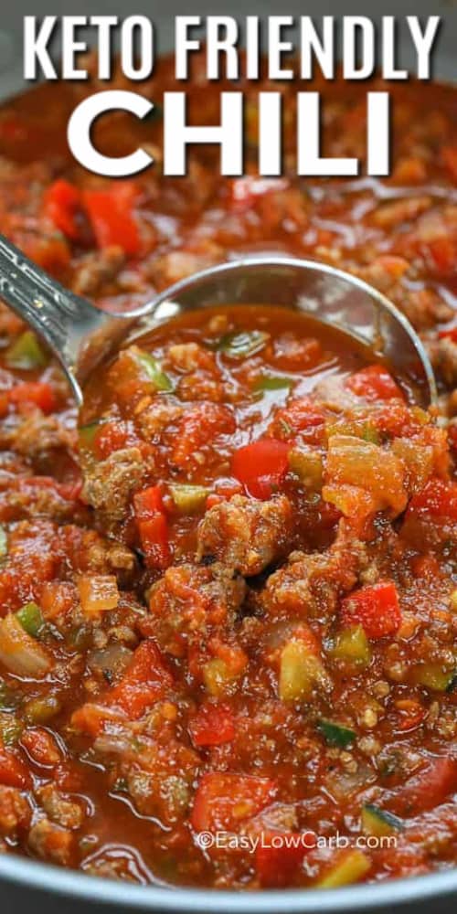 Keto Friendly Chili {Stovetop Chili Recipe!} - Easy Low Carb