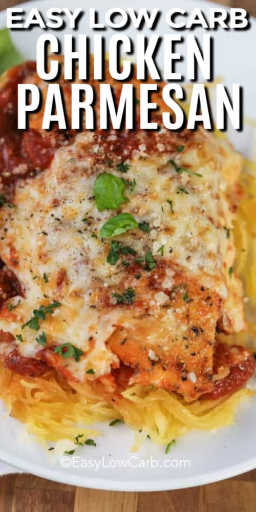 Low Carb Chicken Parmesan {Easy to Make!} - Easy Low Carb