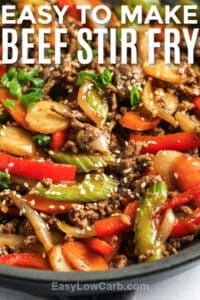 Easy Beef Stir Fry Ready in 30 minutes! - Easy Low Carb