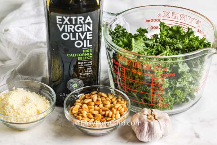 ingredients to make Kale Pesto