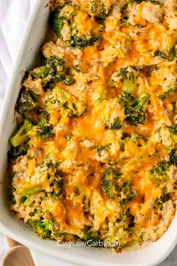 Low Carb Chicken Broccoli Casserole (A Hearty Entree!) - Easy Low Carb