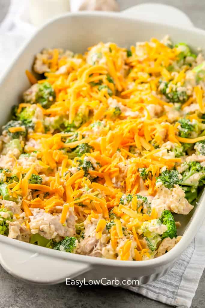 Low Carb Chicken Broccoli Casserole (A Hearty Entree!) - Easy Low Carb