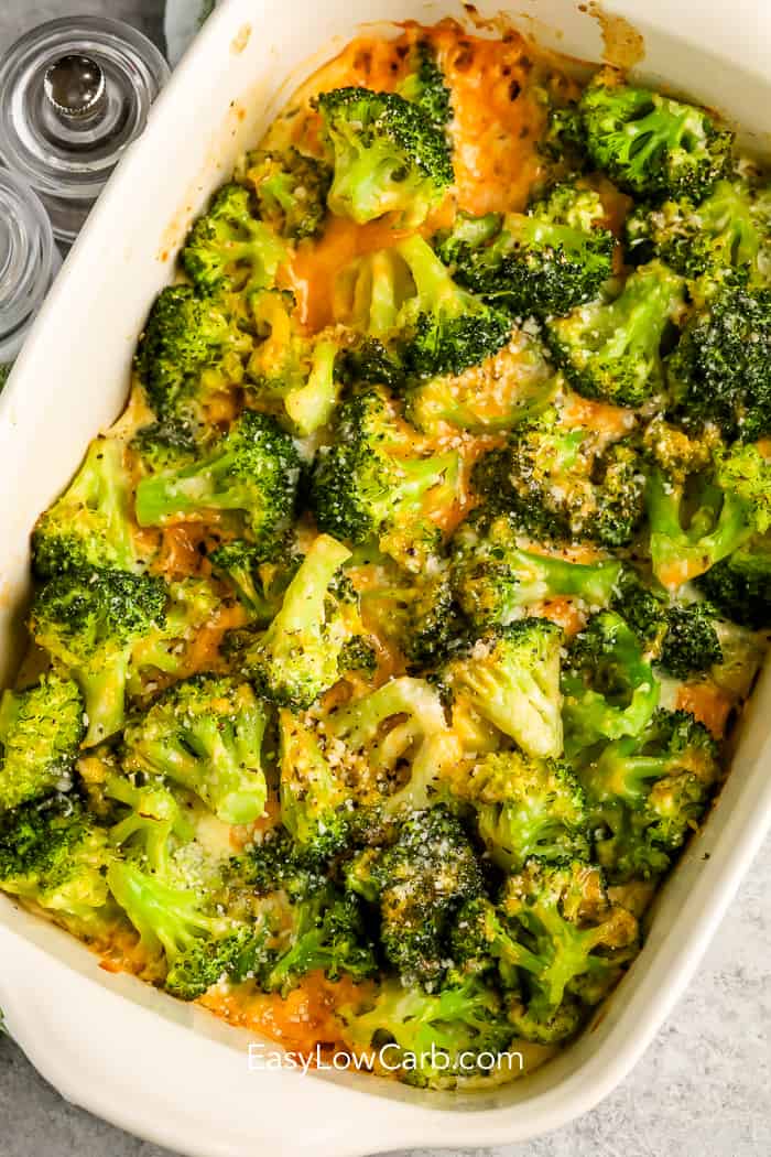 Low Carb Broccoli Casserole (Easy Side Dish!) Easy Low Carb