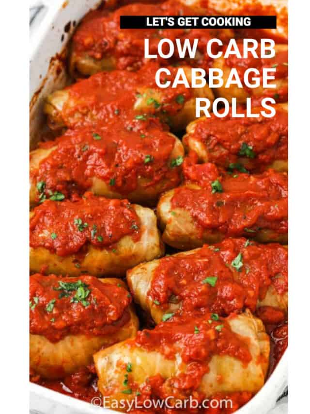 Easy Low Carb Cabbage Rolls