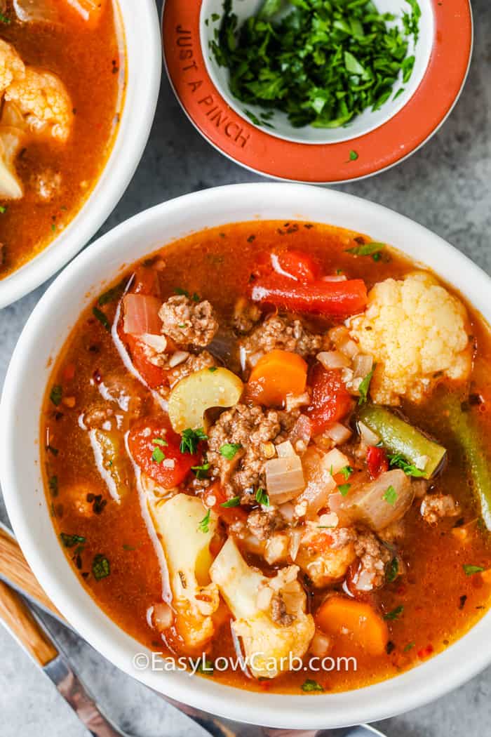 Hamburger Vegetable Soup