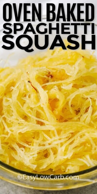 Oven Baked Spaghetti Squash (How To Make Recipe!) - Easy Low Carb