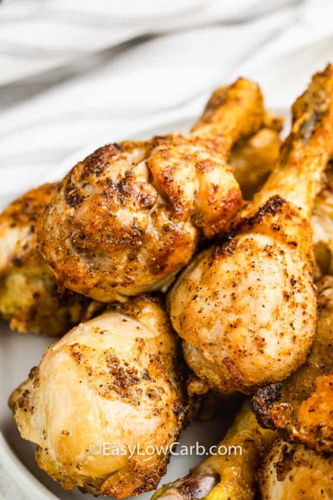 Air Fryer Drumsticks (Ready in under 30 minutes!) Easy Low Carb