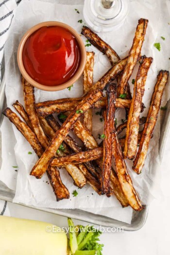 Air Fryer Daikon Fries (A Low Carb Snack ) Easy Low Carb