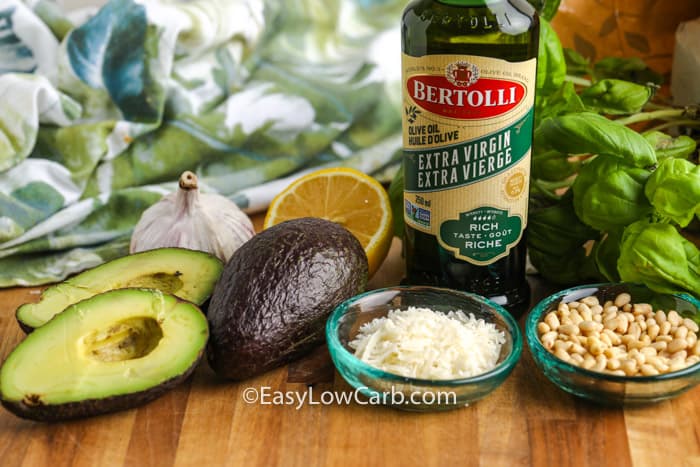 ingredients to make Avocado Pesto