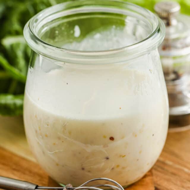 Creamy Vinaigrette (Easy 5 Minute Recipe!) - Easy Low Carb