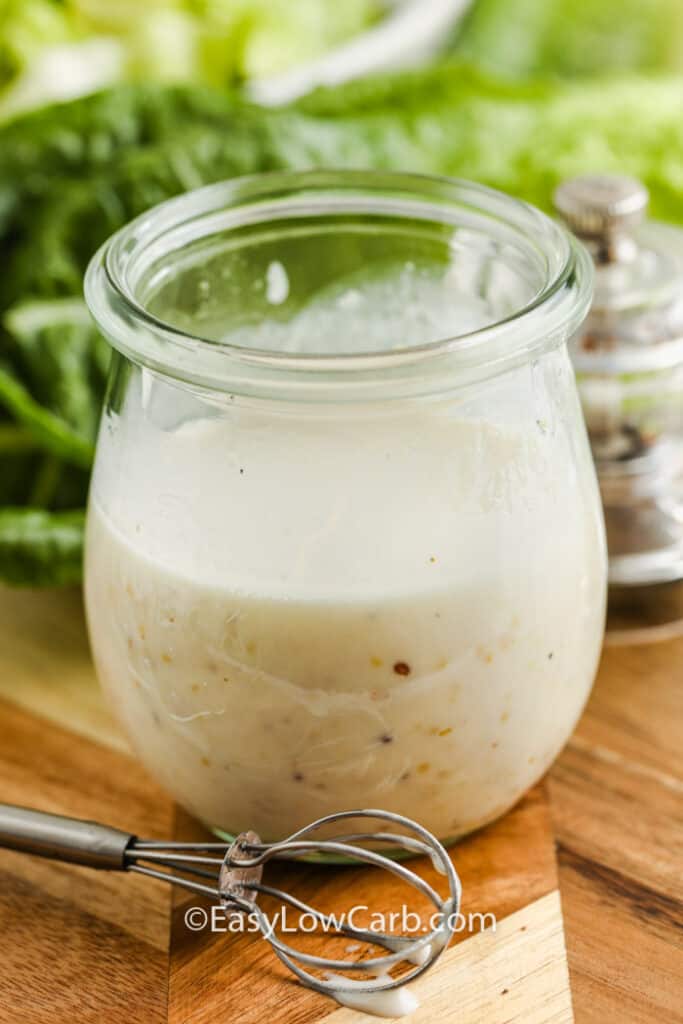 Creamy Vinaigrette (Easy 5 Minute Recipe!) Easy Low Carb