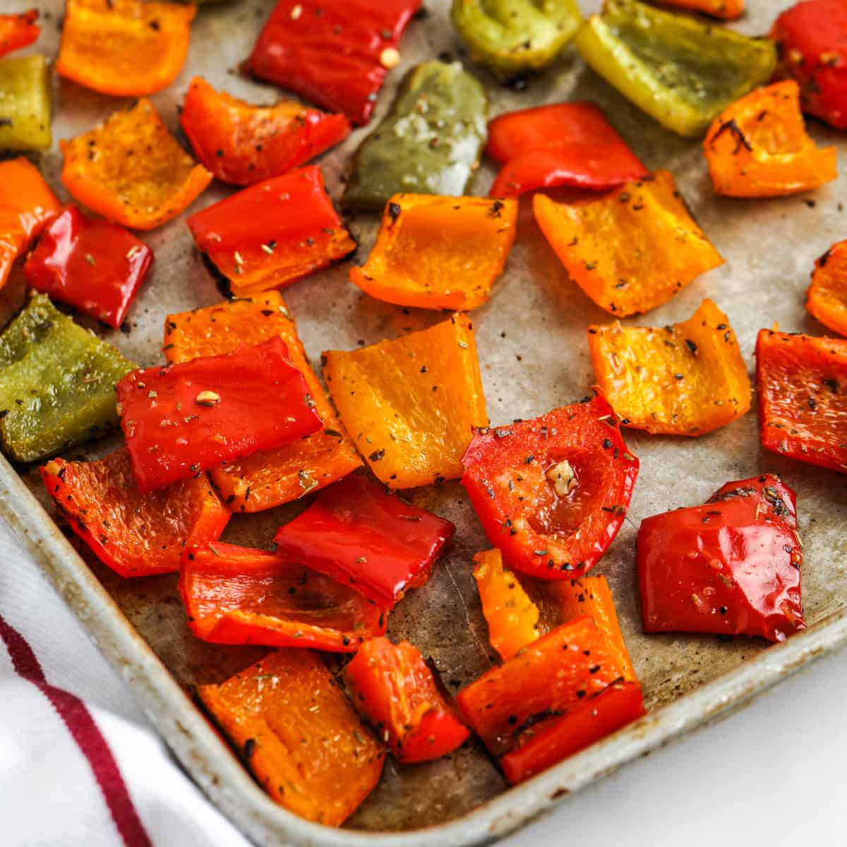 Perfectly Roasted Peppers Recipe (Ready in under 30 min!) - Easy Low Carb