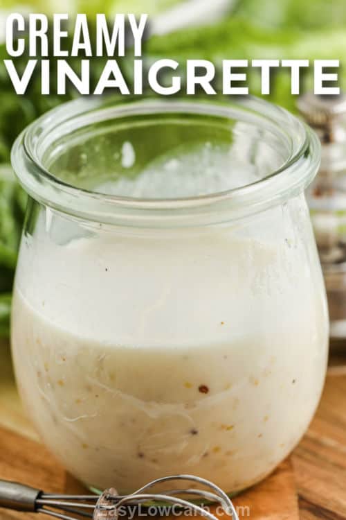 Creamy Vinaigrette (Easy 5 Minute Recipe!) Easy Low Carb