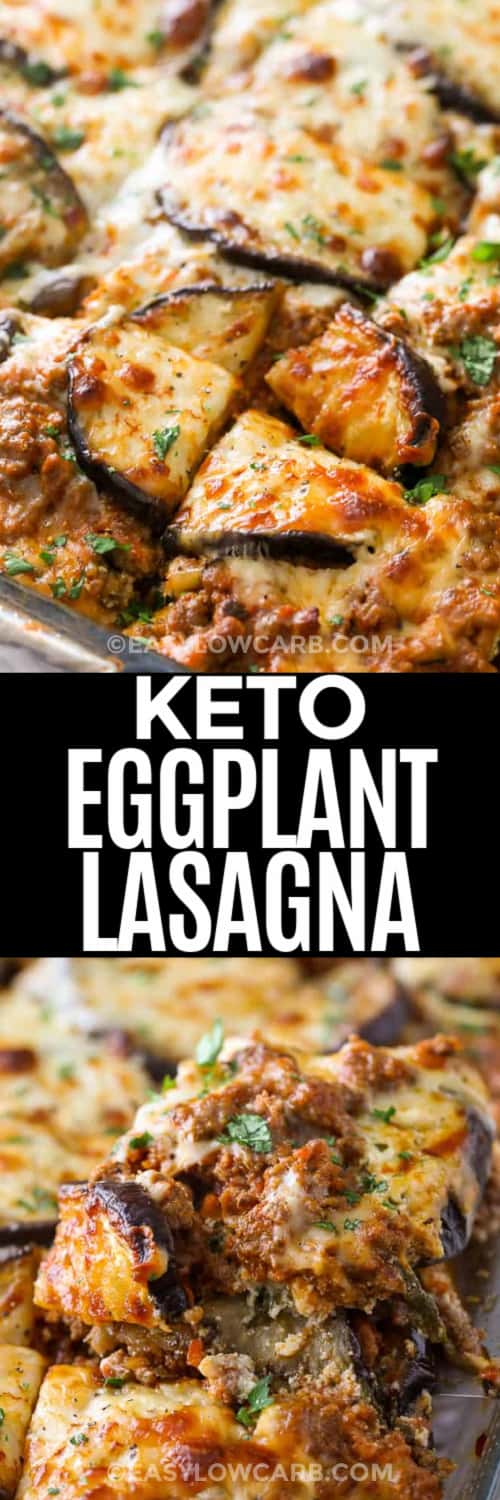 Keto Eggplant Lasagna (Perfect Low Carb Entree!) - Easy Low Carb