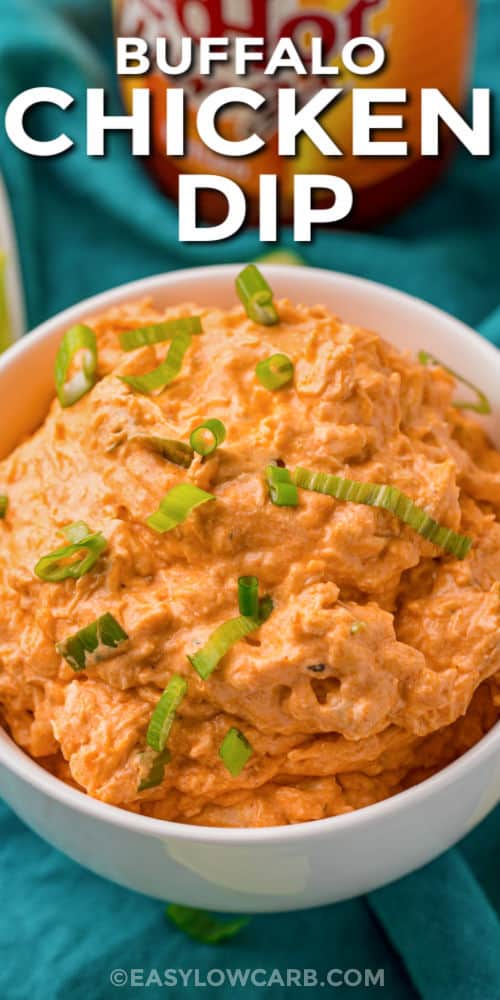 Keto Buffalo Chicken Dip (5 Minute Prep!) - Easy Low Carb