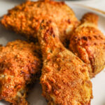 plated Keto Air Fryer Chicken