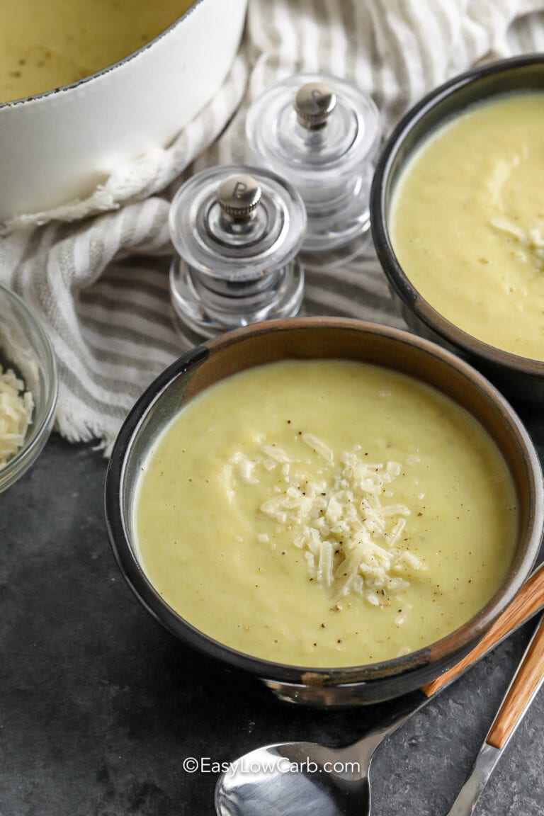 Cauliflower Leek Soup Easy Low Carb