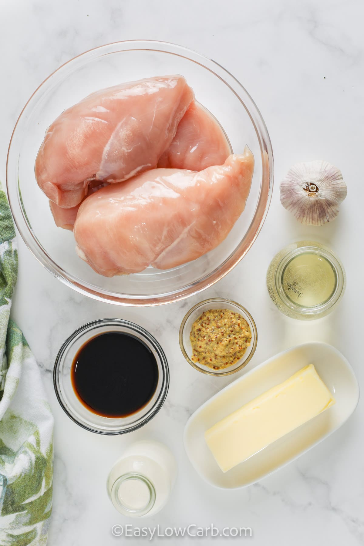 Creamy Dijon Chicken Breasts ingredients