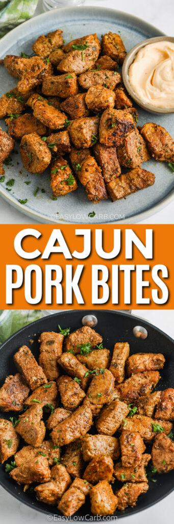 Cajun Pork Bites (Low Carb Entree or Appetizer!) - Easy Low Carb