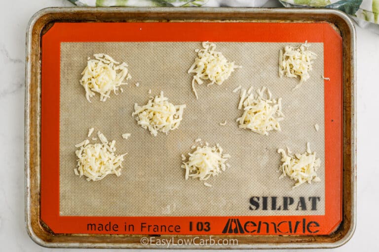 Mozzarella Cheese Crisps Recipe (10 Minute Recipe!) Easy Low Carb