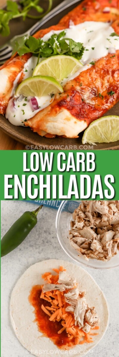 Low Carb Enchiladas (Quick 20 Minute Prep!) - Easy Low Carb