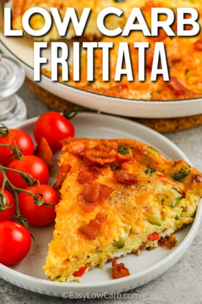 Zucchini Frittata (20 Minute Prep!) - Easy Low Carb