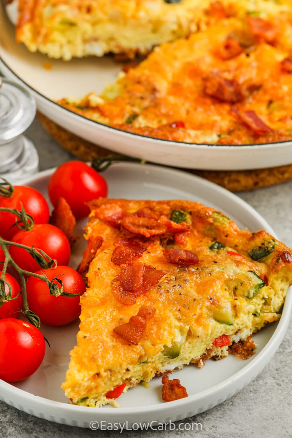 Zucchini Frittata (20 Minute Prep!) - Easy Low Carb