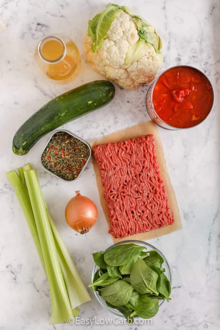 Keto Minestrone Soup (Easy 45 Min Recipe!) - Easy Low Carb