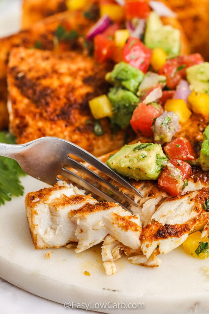 Blackened Mahi Mahi (under 30 minutes!) Easy Low Carb