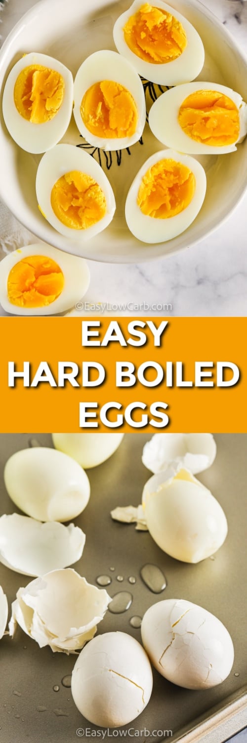 Easy Hard Boiled Eggs - Easy Low Carb