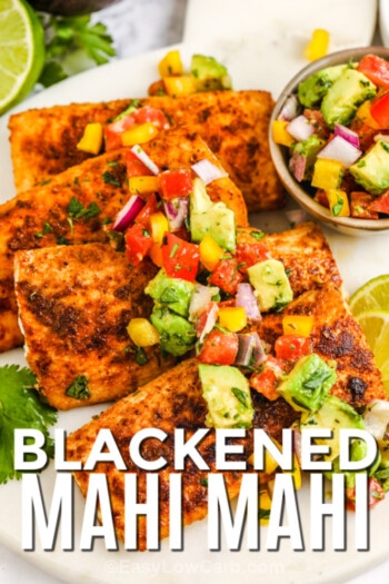 Blackened Mahi Mahi (under 30 minutes!) - Easy Low Carb