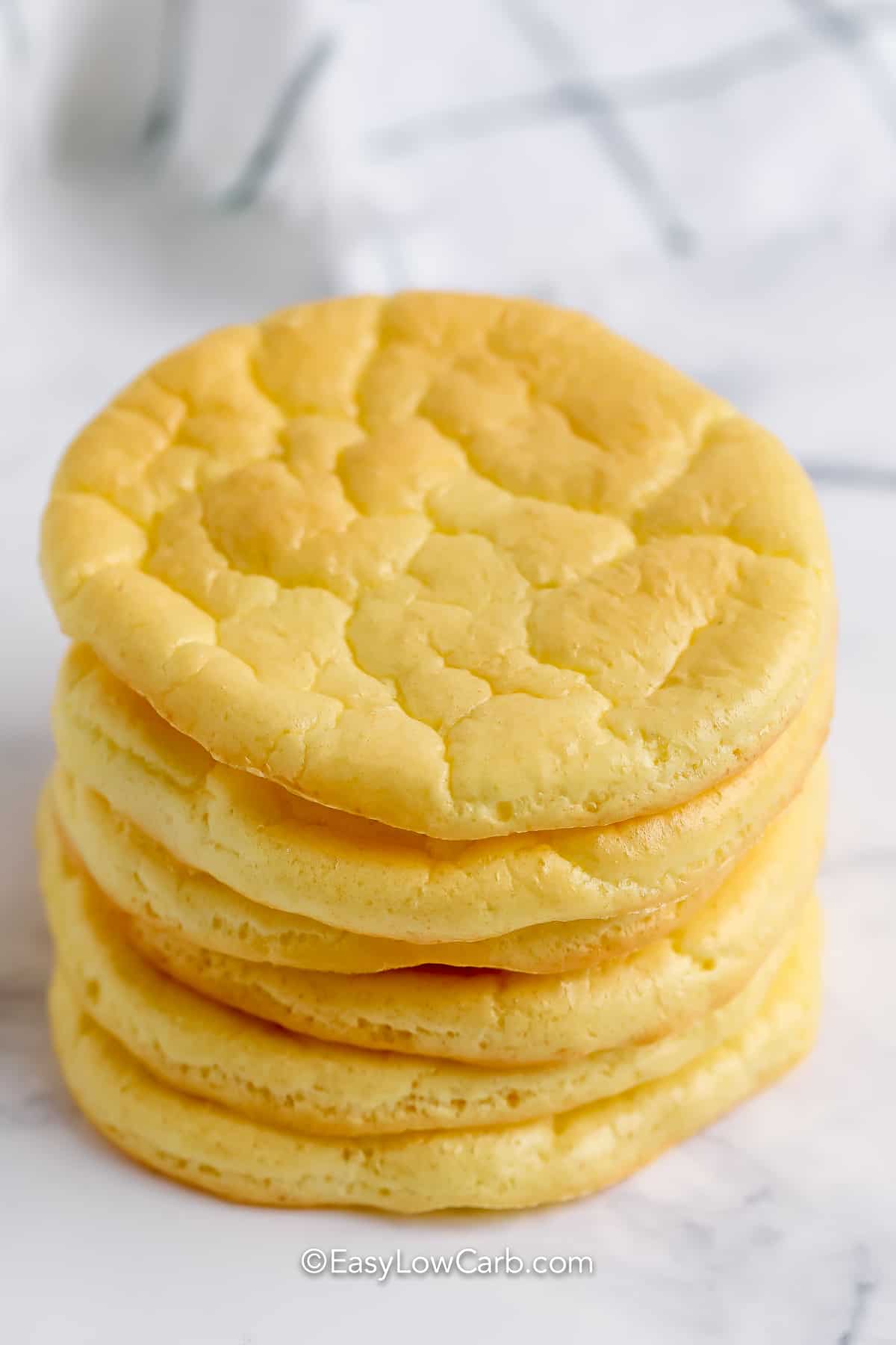 stack of Easy Cloud Bread
