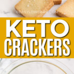 crackers and dough with text