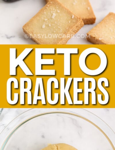 crackers and dough with text